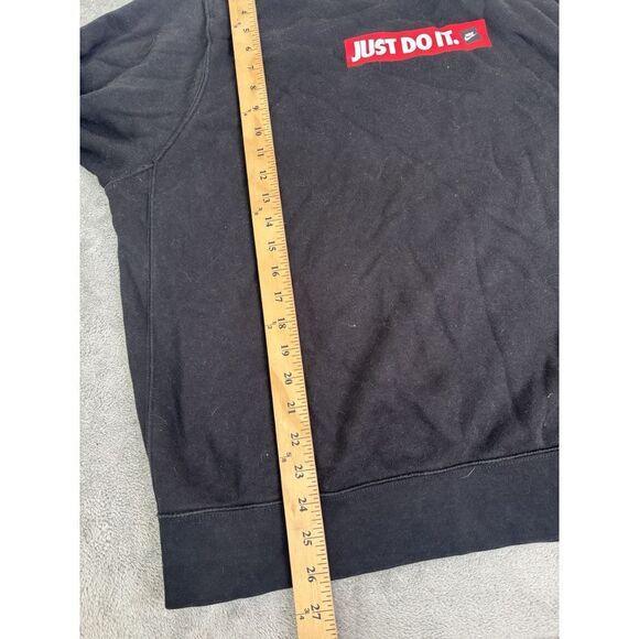 Nike Sportswear Fleece Just Do It Sweatshirt Men's Size XL Black - Picture 10 of 10